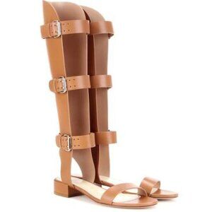 Francesco Russo Leather Gladiator Sandals Size 41